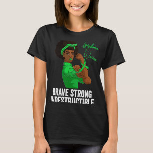 Lymphoma Warrior Strong Black Women Rosie The Riv T-Shirt