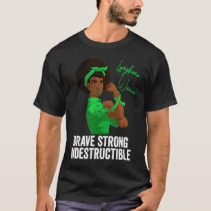 Lymphoma Warrior  Strong Black Women Rosie The Riv T-Shirt