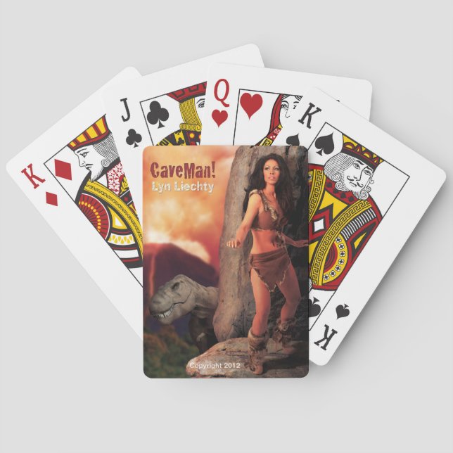 Lyn Liechty CaveMan! Playing Cards (Back)