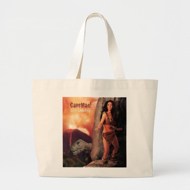 Lyn Liechty CaveMan! Tote (Front)
