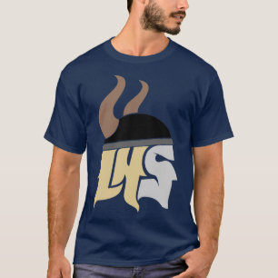Lynbrook LHS Viking Word Art Coloured T-Shirt