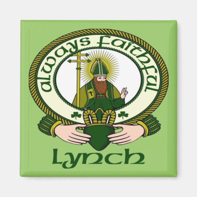 Lynch Clan Motto Magnet (Front)