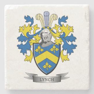 Lynch Coat of Arms Stone Coaster