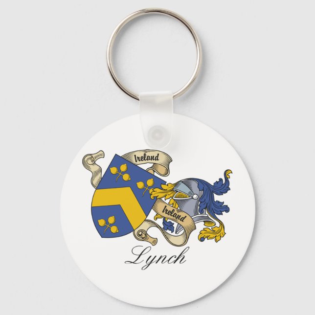 Lynch Family Crest Key Ring (Front)