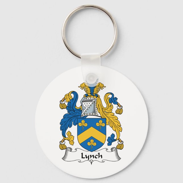 Lynch Family Crest Key Ring (Front)