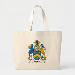 Lynch Family Crest Large Tote Bag