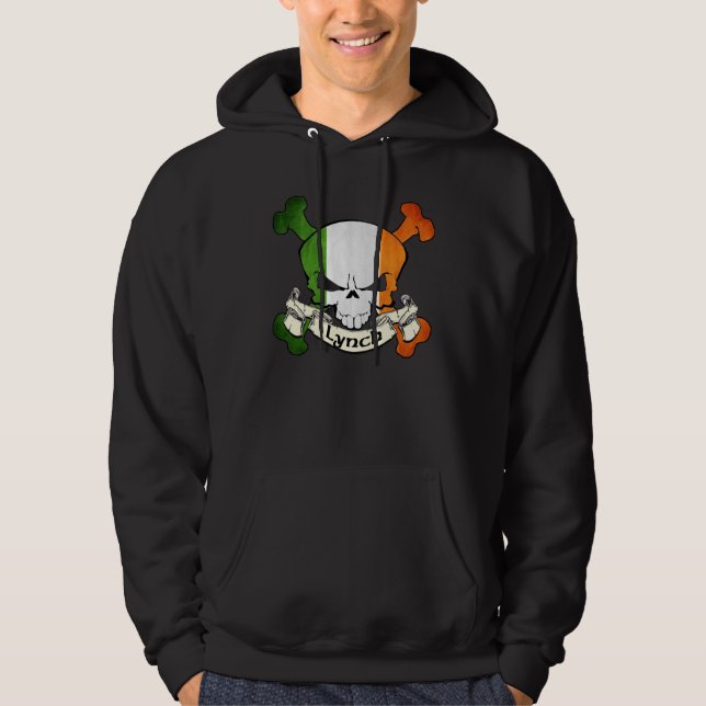 Lynch Irish Skull Hoodie (Front)