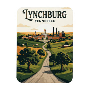 Lynchburg USA Magnet