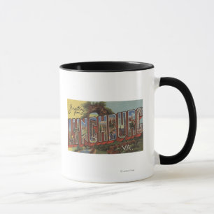Lynchburg, Virginia - Large Letter Scenes Mug