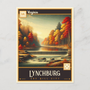 Lynchburg, Virginia Vintage Postcard