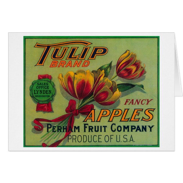 Lynden, WashingtonTulip Apple Crate Label (Front Horizontal)