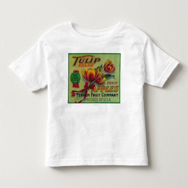 Lynden, WashingtonTulip Apple Crate Label Toddler T-Shirt (Front)