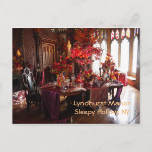 Lyndhurst Manor in Sleepy Hollow, New York Postcard