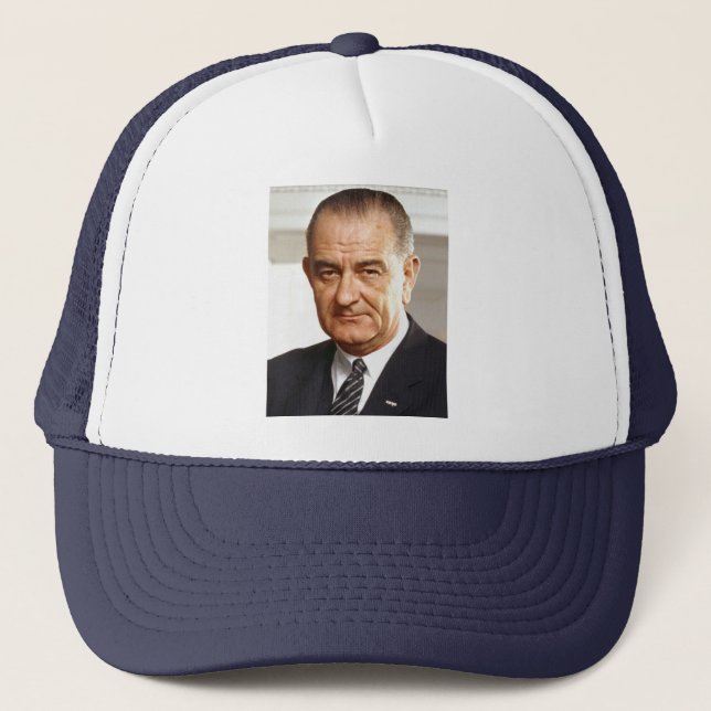 Lyndon B. Johnson 36 Trucker Hat (Front)