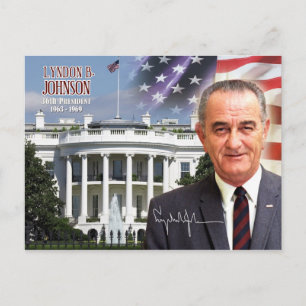 Lyndon B. Johnson -  36th President of the U.S. Postcard