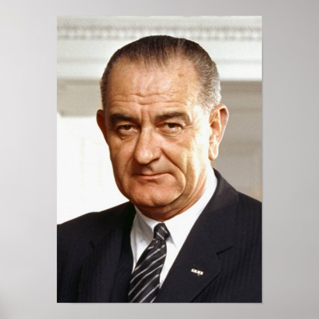 Lyndon B. Johnson 36th President Poster (Front)
