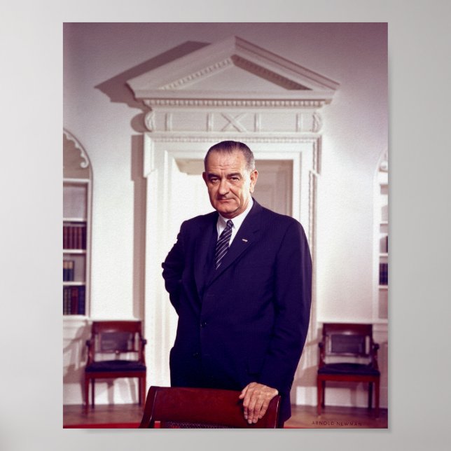 Lyndon B Johnson Poster (Front)