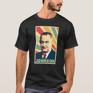 Lyndon B Johnson Vintage Colours T-Shirt