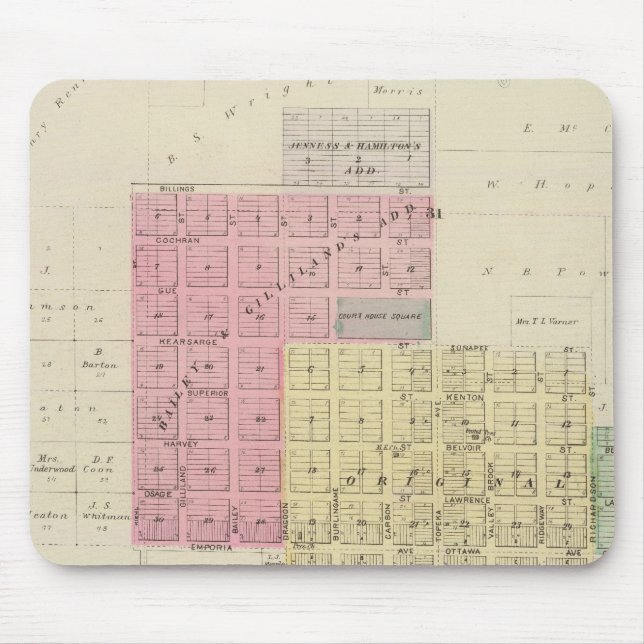 Lyndon, Osage County, Kansas Mouse Pad (Front)