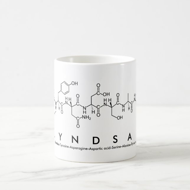 Lyndsay peptide name mug (Center)