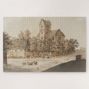 Lyngby Church (1795) – Caspar David Friedrich Jigsaw Puzzle