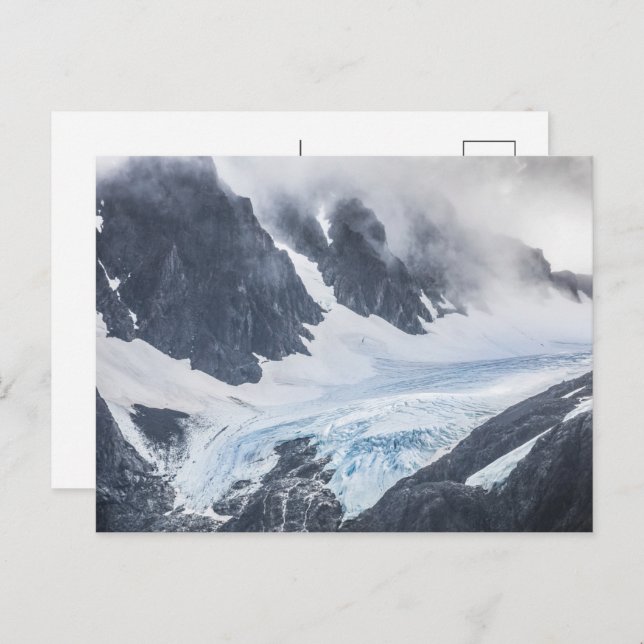 Lyngen Glacier Landscape Photo Holiday Postcard (Front/Back)