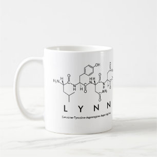 Lynn peptide name mug