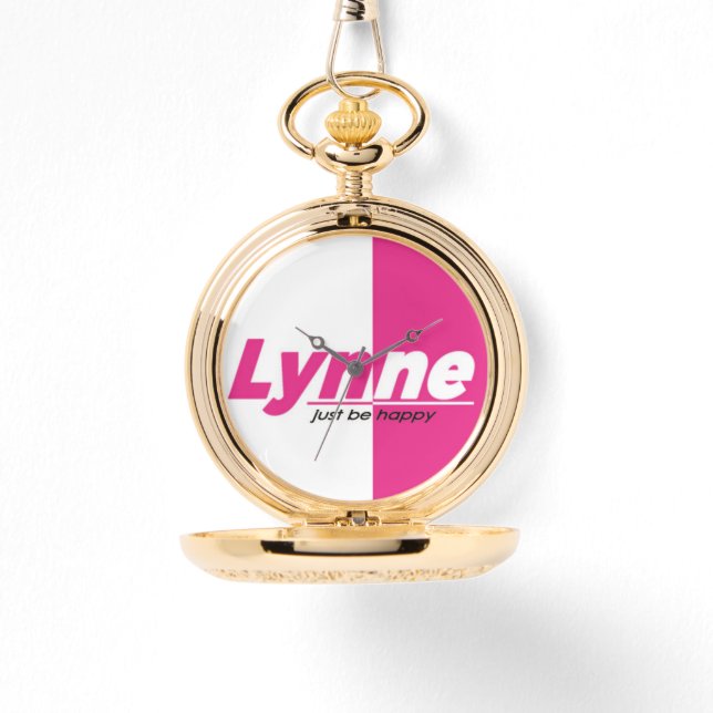 LYNNE BRAND Gold Pocket  Watch (Front)