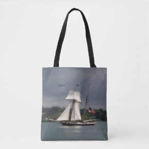 Lynx all over tote bag