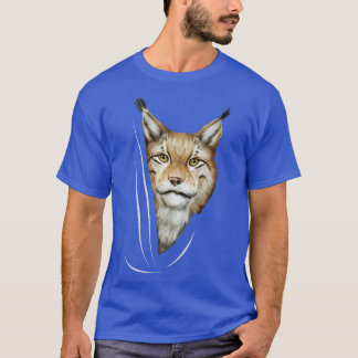 Lynx Animal Coming From Inside T-Shirt