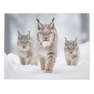 Lynx Animal Family Wandering Nature Notepad
