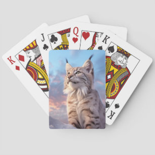 Lynx Animal Nature Majestic Wilderness  Playing Cards