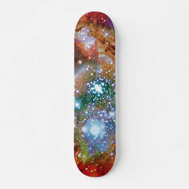 Lynx Arc Starbirth Star Cluster Artist Impression Skateboard (Front)