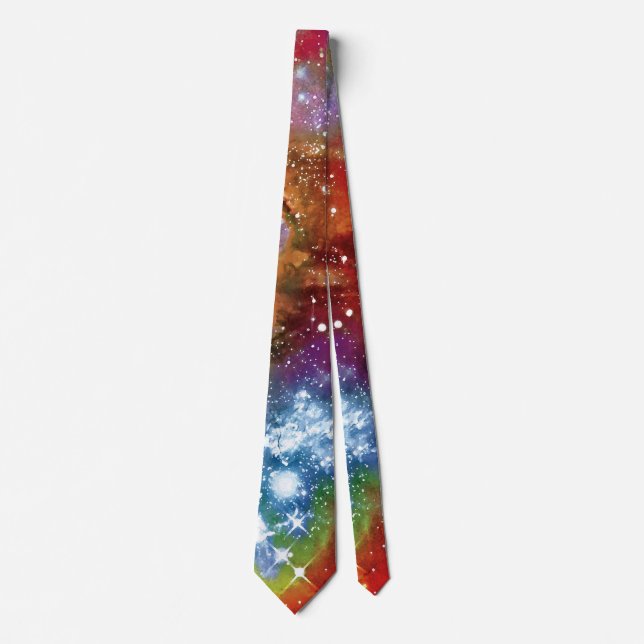 Lynx Arc Starbirth Star Cluster Artist Impression Tie (Front)