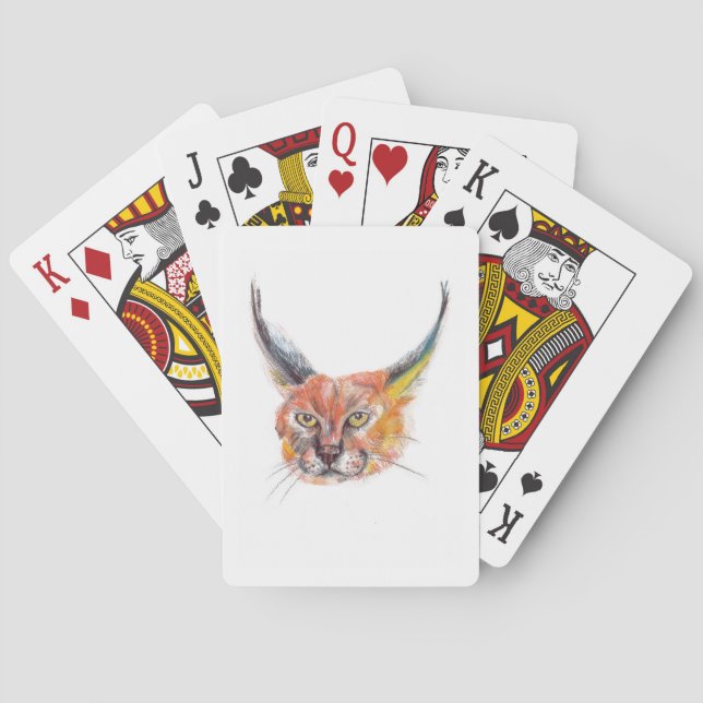 Lynx Bicycle® Poker Playing Cards (Back)