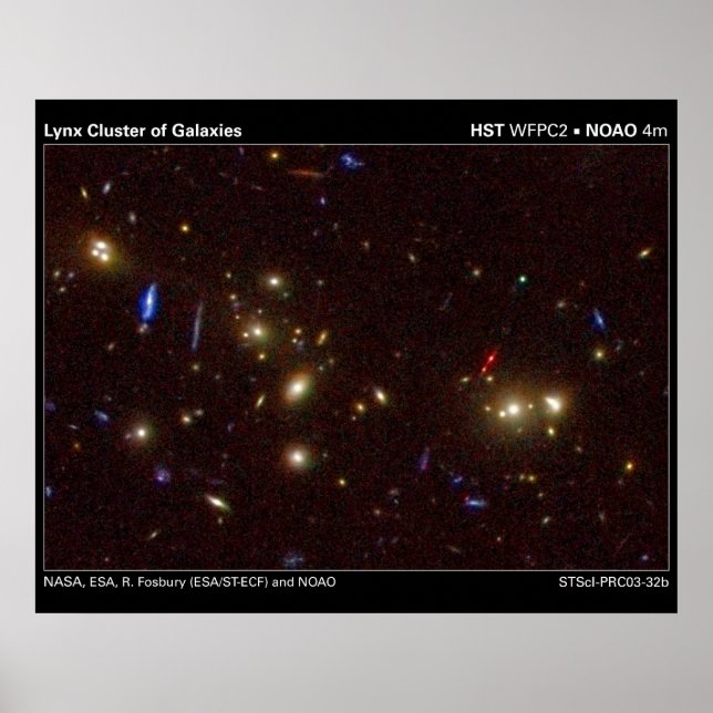 Lynx Cluster of Galaxies Poster (Front)