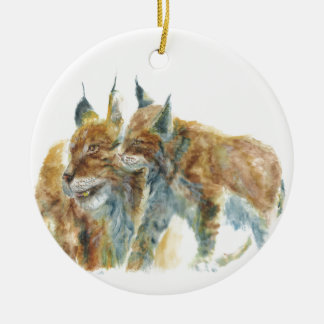 Lynx Design Ceramic Tree Decoration