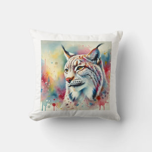 Lynx in the Light 300724AREF105 - Watercolor Cushion