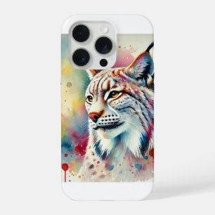 Lynx in the Light 300724AREF105 - Watercolor iPhone 15 Pro Case