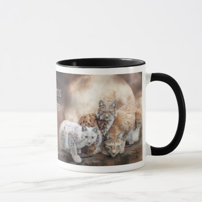 Lynx Moon Art Mug (Right)