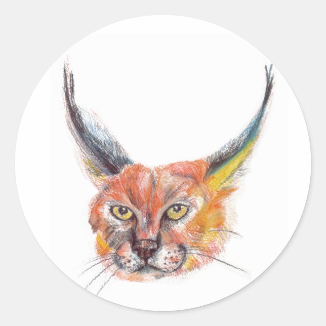 Lynx, Nature lover Sticker (Front)