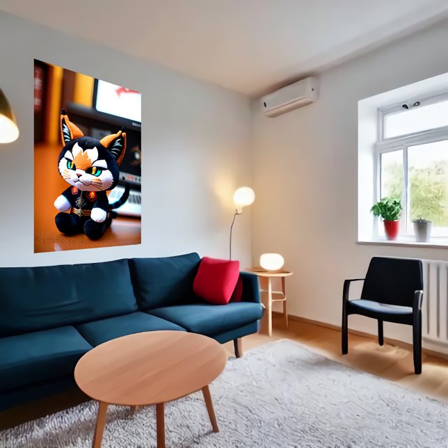 Lynx plush toy | AI Art   Poster (Creator Uploaded)