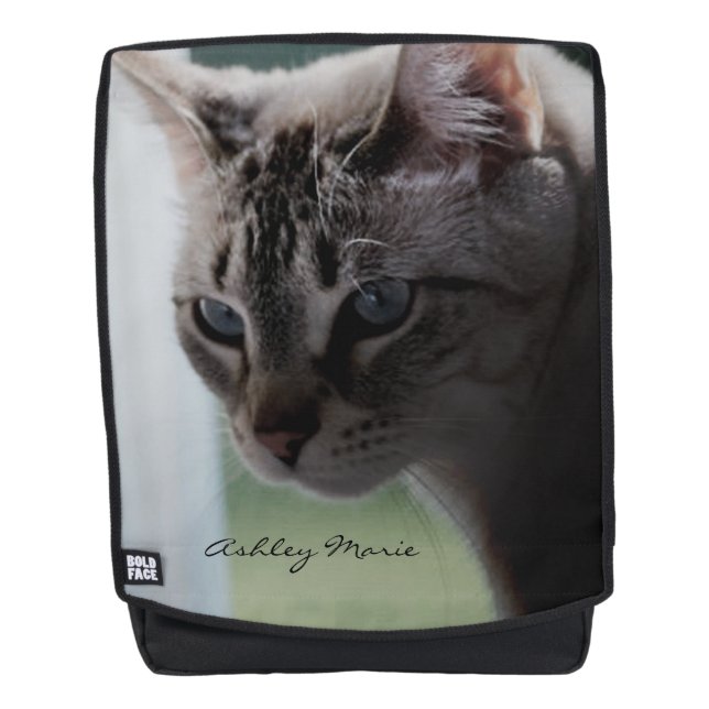 Lynx Point Siamese Cat Backpack (Front)