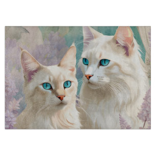 Lynx Point Siamese Portrait Art Cutting Board