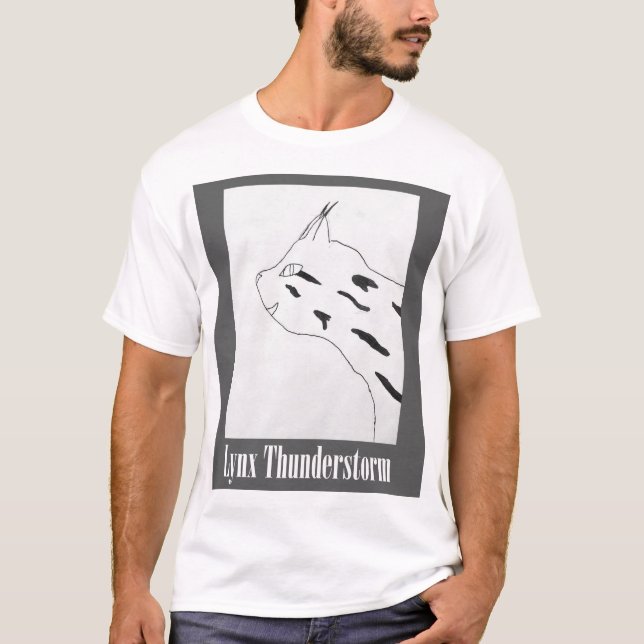Lynx Thunderstorm Profile T-Shirt (Front)