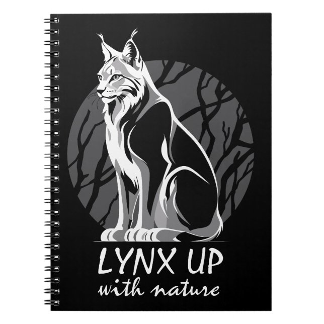 Lynx Up With Nature Notebook (Front)