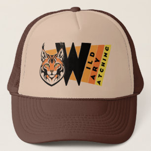Lynx - Wild. Wary. Watching Trucker Hat