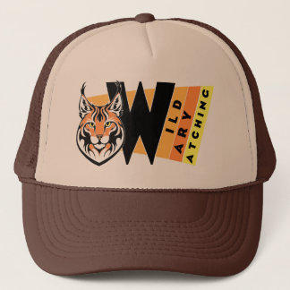 Lynx - Wild. Wary. Watching Trucker Hat