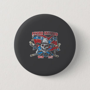Lynyrd Skynyrd Tour 1987 Vintage Usa Flag Southern 6 Cm Round Badge