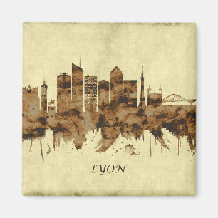Lyon France Cityscape Magnet